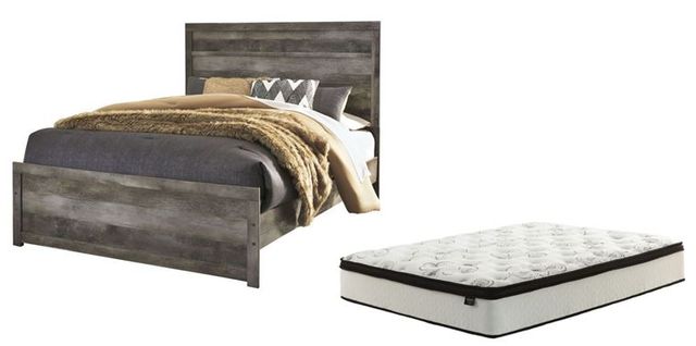 Signature Design by Ashley® Wynnlow 2-Piece Gray Queen Panel Bed Set-0