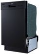 Element® 18" Black Front Control Built In Dishwasher -4