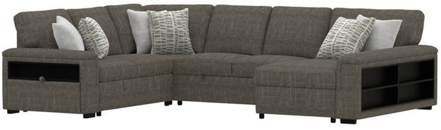 Emerald Home Ethan 4-Piece Dark Taupe Brown Right-Arm Facing Sectional and Chaise-3