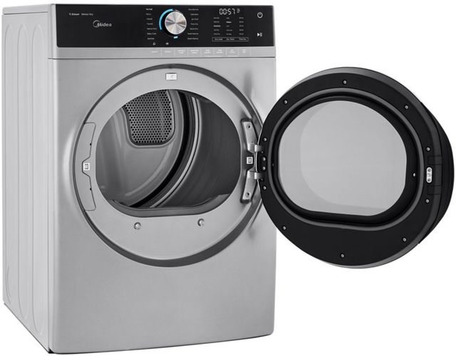 Midea® Graphite Silver Front Load Laundry Pair-2