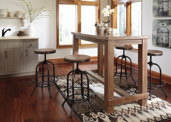 Signature Design by Ashley® Pinnadel 2-Piece Light Brown Bar Stool-4
