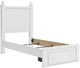Signature Design by Ashley® Mollviney White Youth Twin Storage Panel Bed-0