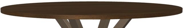 Amisco Customizable Asterisk 48" Round Bar Table with Metal Stand-1