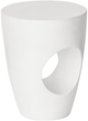 Moe's Home Collection Aylard Cream White Fiberstone Outdoor Stool-1