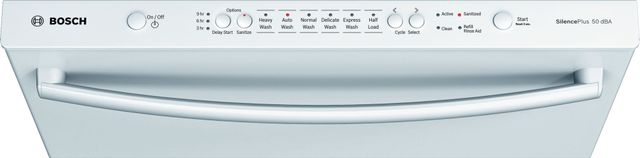 Bosch® Ascenta® Series 24" Built In Dishwasher-White-1