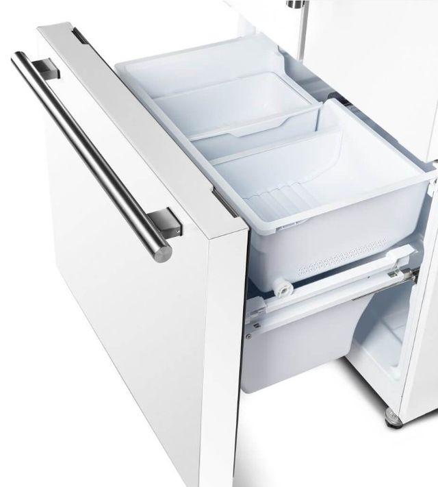 FORNO® Espresso Gallipoli 30 in. 17.5 Cu. Ft. White Counter Depth French Door Refrigerator-4