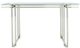 Sagebrook Home Glass Top Console Table with Silver Base-0