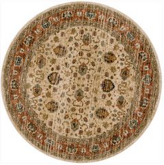 Karastan® Spice Market Koyna Cream 8' Round Rug