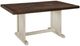 Sunny Designs™ Carriage House Black Dining Table with Withe Base-0