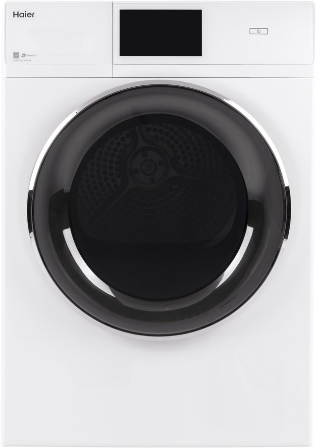 Haier 4.3 Cu. Ft. White Front Load Electric Dryer-1