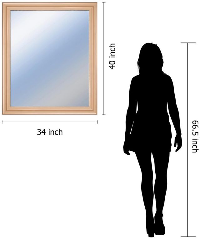 Classy Living Golden Edge Wall Mirror-2