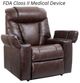 UltraComfort™ Rhodes Umber Medium Power Lift Recliner -0