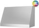 BlueStar® Abbaka Series Mesa 60'' Custom Color Match Paint Wall Mounted Range Hood-0