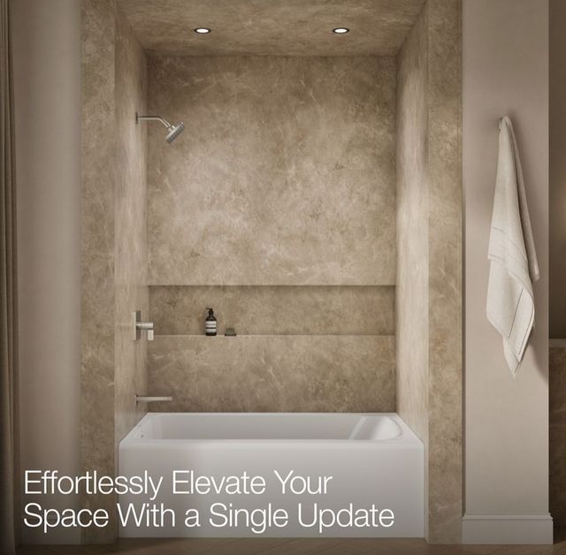 KOHLER® Parallel® Rite-Temp® Vibrant Brushed Nickel Bath and Shower Trim Kit-4