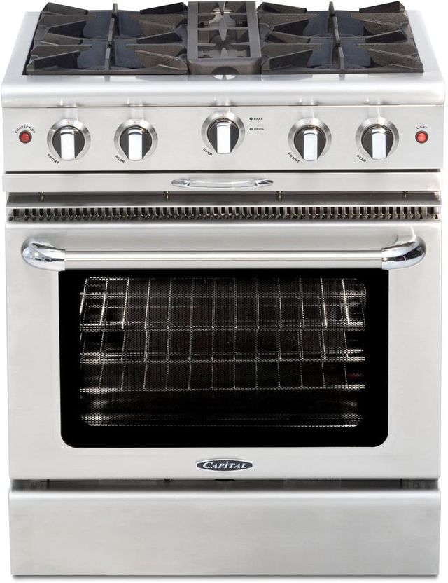 Capital Cooking™ Culinarian 30" Stainless Steel Freestanding Gas Range-0