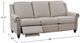 Bassett® Furniture Benchmade Beige Power Reclining Sofa-2