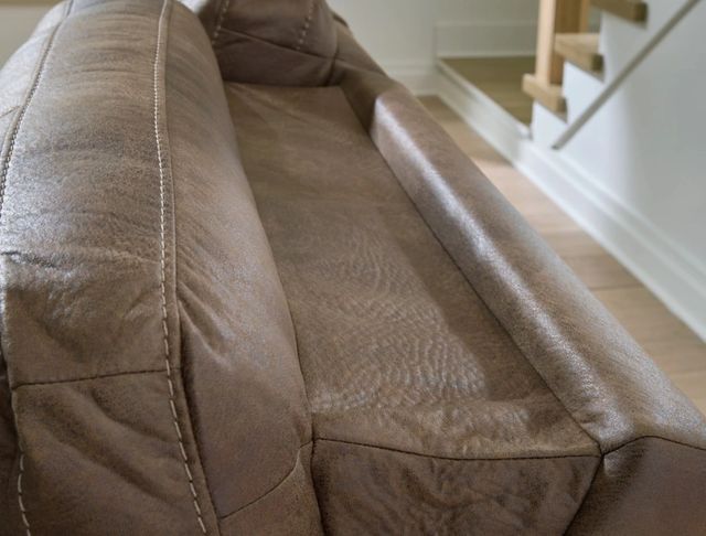 Signature Design by Ashley® Time-Piece Earth Power Reclining Sofa with Adjustable Headrest-4