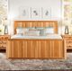A-America® Adamstown Natural Eastern King Panel Bed-1