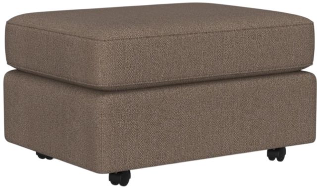 Flexsteel® Customizable Vail Fabric Ottoman-2