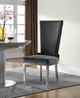 Meridian Furniture Serafina Gray Velvet Dining Chair-3