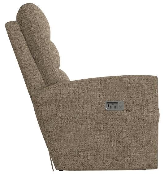 La-Z-Boy® Liam Fawn Power Wall Reclining Loveseat with Headrest-2