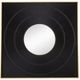A & B Home Black Square Carved Mirror-1