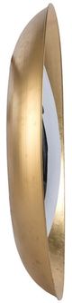 A & B Home Gold Wall Mirror with LED Lighting-2