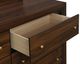 Coaster® Welsley Walnut Dresser and Mirror-4