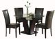 Homelegance® Daisy Glass Top 54" Round Dining Table with Espresso Base-4