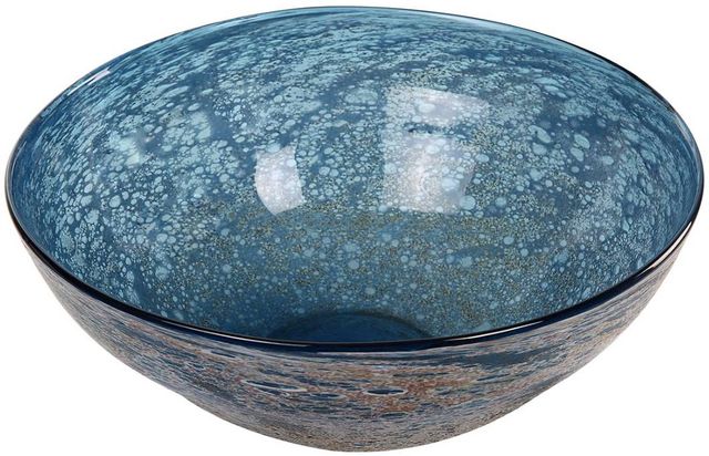 Uttermost® Genovesa Gold Matte/White Decorative Bowl-3