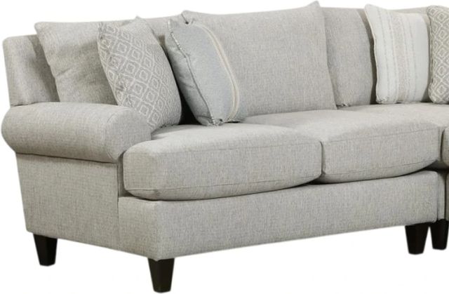 Fusion Furniture 7005 Limelight 3-Piece Mineral L-Shaped Sectional-1