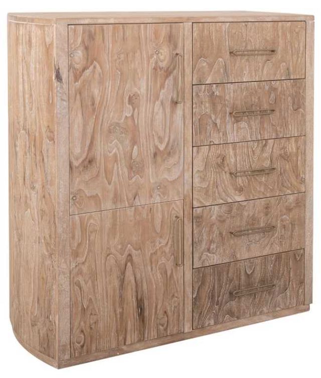 International Furniture Direct Balam White Gentleman's Chest-0
