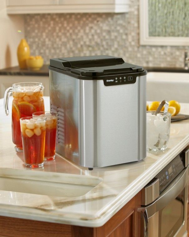 Danby® 25 lb. Stainless Steel Ice Maker-1