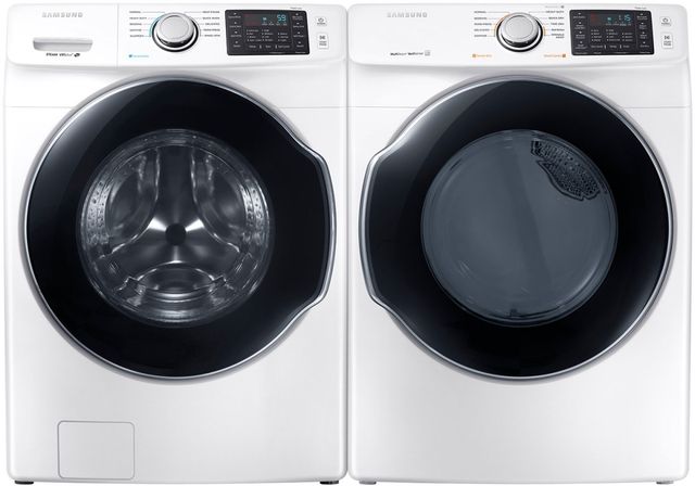 Samsung 7.4 Cu. Ft. White Front Load Gas Dryer-4
