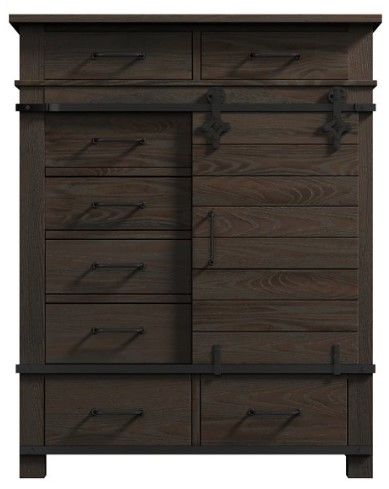Emerald Home Newton Cocoa Brown Gentleman's Chest-1