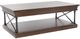 Liberty Furniture Tribeca Black/Cordovian Brown Cocktail Table-0