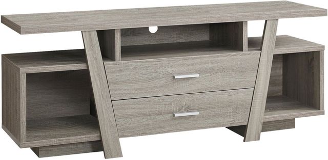 Monarch Specialties Inc. Dark Taupe TV Stand-0