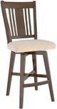 Canadel® Canadel Cognac Washed Upholstered Fixed Stool-0