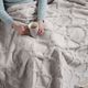 Olliix by Madison Park Brianne 1 Grey Cotton Tufted Throw-3