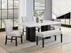 Crown Mark Parkside Dove Dining Bench-1