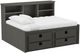 Elements International Cali Kids Grey Youth Twin Wall Bed-0