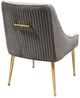 Diamond Sofa® Quinn 2-Piece Brushed Gold/Grey Dining Chair Set-2