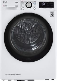 LG 4.2 Cu. Ft. White Front Load Ventless Electric Dryer