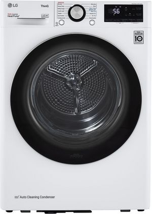 LG 4.2 Cu. Ft. White Front Load Ventless Electric Dryer