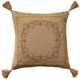 Nourison Home™ Mina Victory Vintage Pillow Beige Floral Border 20"x20" Throw Pillow-0
