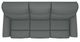 La-Z-Boy® Oscar Grey Power Reclining Sofa with Headrest-2