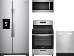 Whirlpool® 4 Piece Stainless Steel Kitchen Package