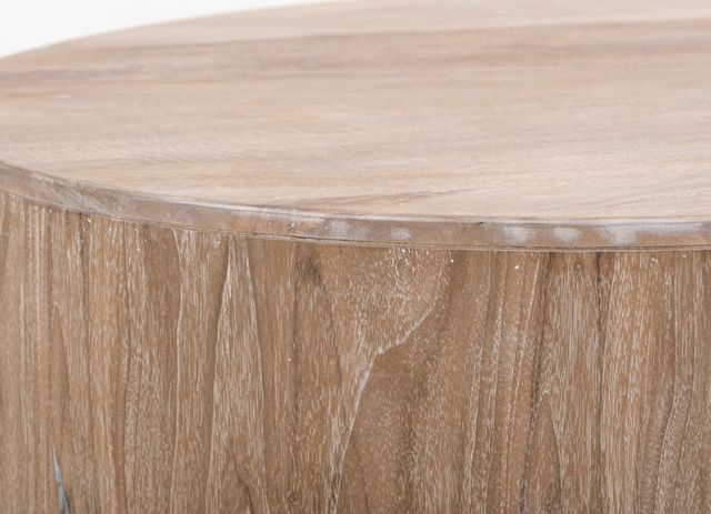 International Furniture Direct Balam Stained White End Table-4