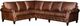 Mayo Customizable 4040L 2-Piece Leather L-Shape Sectional-0