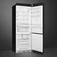 Smeg Retro Style 28 in. 18.0 Cu. Ft. Black Bottom Freezer Refrigerator-3